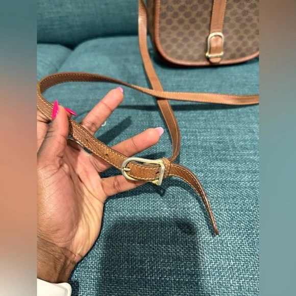 Celine Brown Patterned Crossbody Bag - Picture 13 of 15